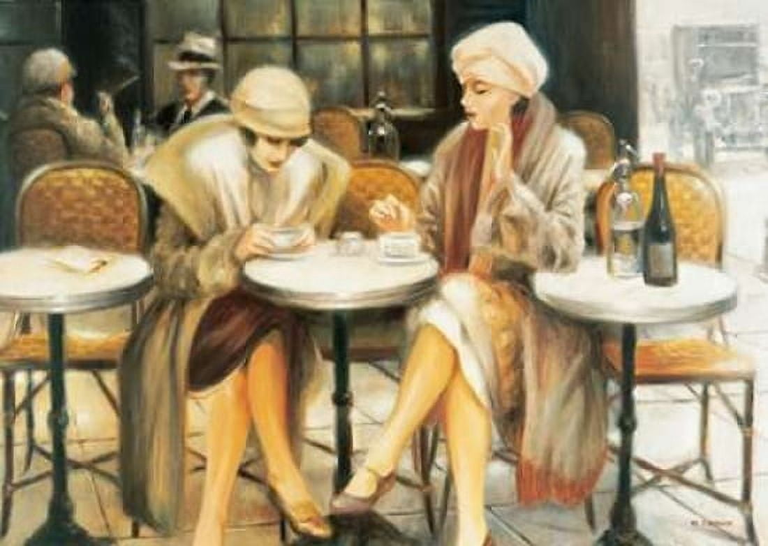 Cafe III Canvas Art - E Denis (20 x 28)