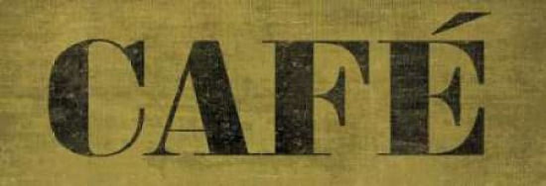 Cafe III Canvas Art - N Harbick (12 x 36)