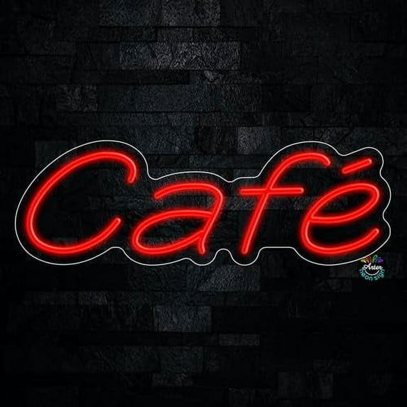 Cafe LED Neon Sign 24"L x 8"H #32115