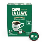Cafe La Llave (24 Ct.) Espresso-Style Single Serve Caffeinated Coffee Pods
