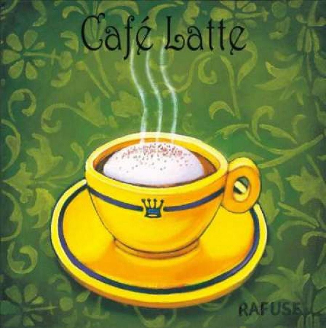 Cafe Latte Canvas Art - Will Rafuse (24 x 24)