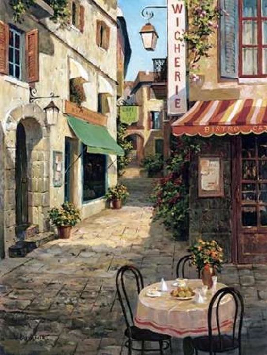 Cafe Le Flore Canvas Art - Vladimir (18 x 24)