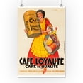 thumbnail image 1 of Cafe Loyaute Vintage Poster (artist: Le Monnier) France c. 1937 (16x24 Giclee Gallery Print, Wall Decor Travel Poster), 1 of 1
