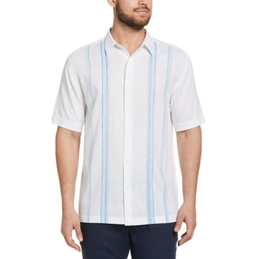 Cypress Club Men’s Short Sleeve Woven Shirt Charcoal Bamboo - Foto 7