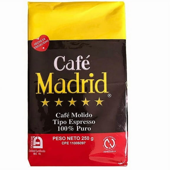 Cafe Madrid Grounded and Toasted Venezuelan Coffee 250g (2 Pack)