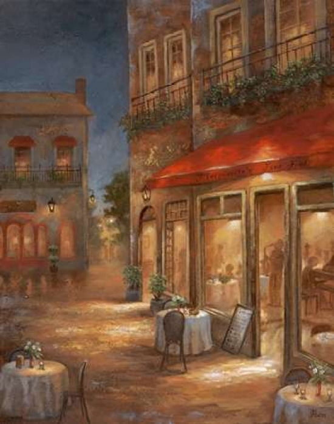 Cafe Marquerite Canvas Art - Nan (22 x 28)