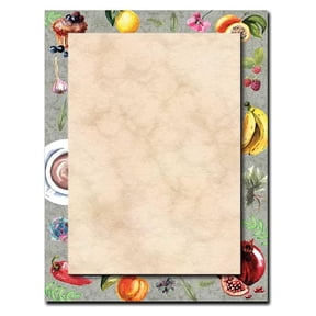 Cafe Menu Letterhead & Inkjet Printer Paper, 100 Pack