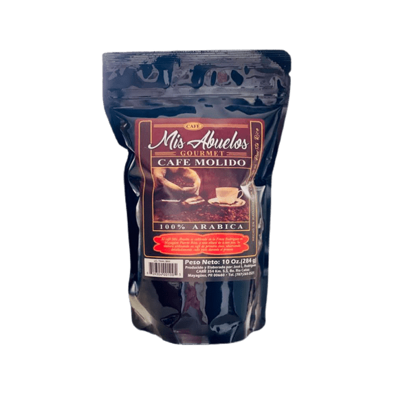 Cafe Mis Abuelos Gourmet French Roast 100% Arabica 100% de Puerto Rico
