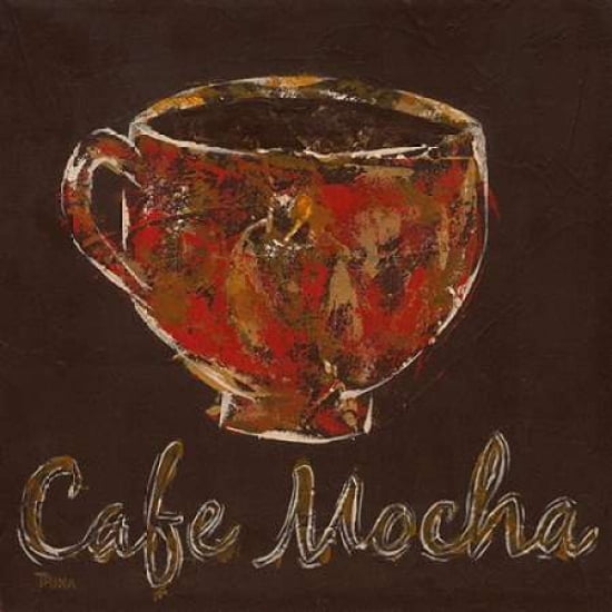 Cafe Mocha Canvas Art - Katrina Craven (24 x 24)