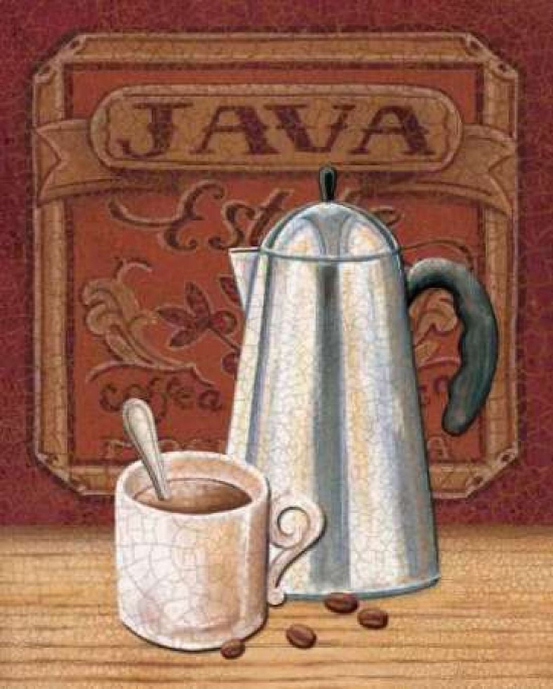 Cafe Mundo III Canvas Art - Charlene Audrey (22 x 28)