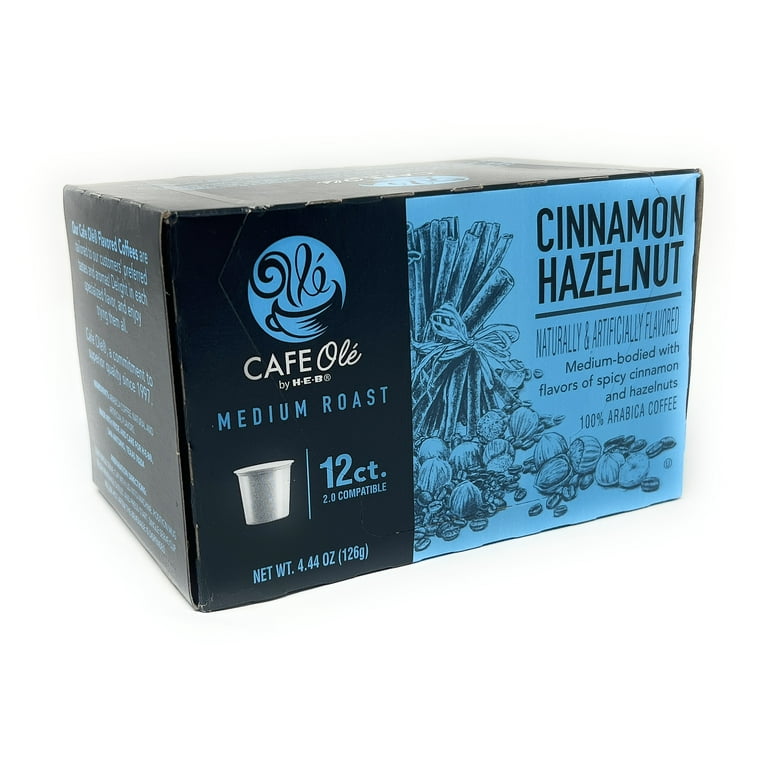 H-E-B, Cinnamon Hazelnut Coffee, 12 ct, Medium Roast - Walmart.com
