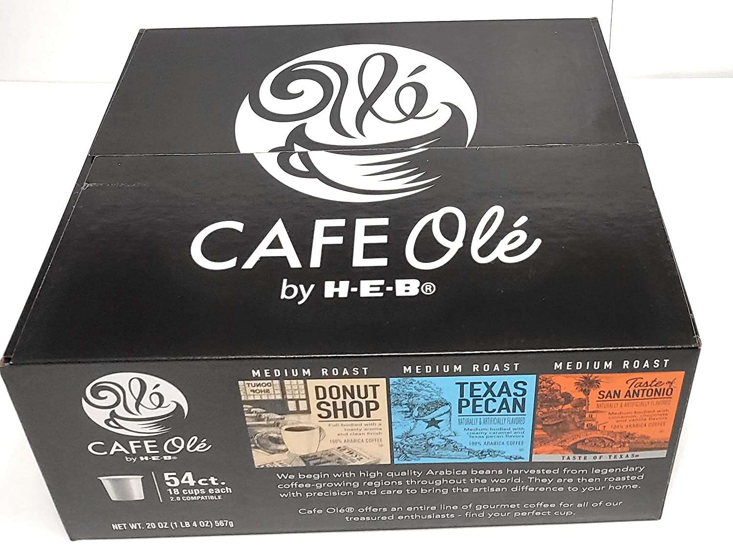 Cafe Ole Single Serve Keurig KCup Coffee Pods Variety Pack Taste San