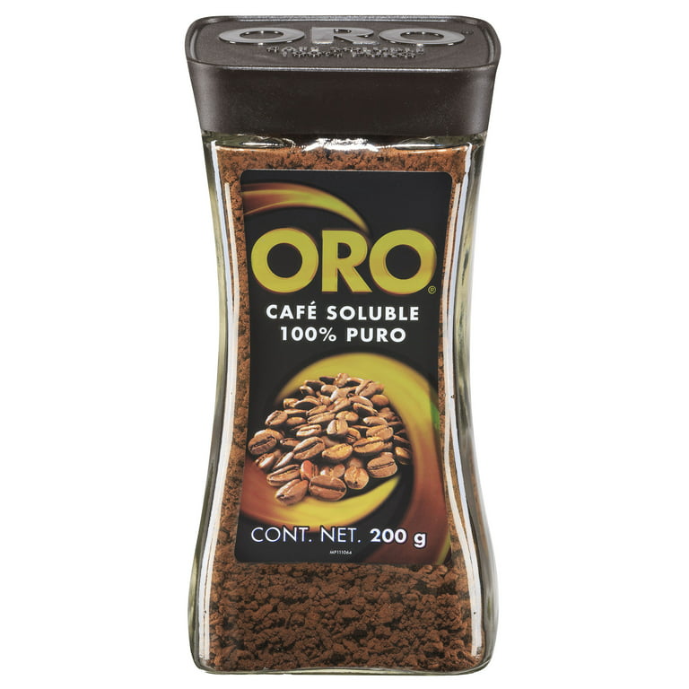 Cafe Oro Instant Coffee Blend, 200g Container, Medium Roast 
