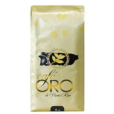 Cafe Oro de Puerto - Puerto Rican Ground Coffee - 8 oz Bag