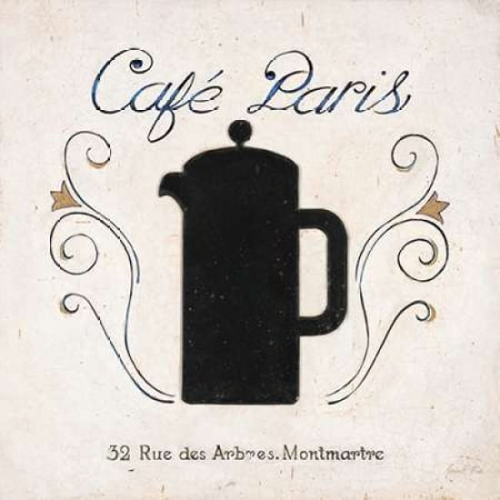 Cafe Paris Coffee Canvas Art - Arnie Fisk (24 x 24)