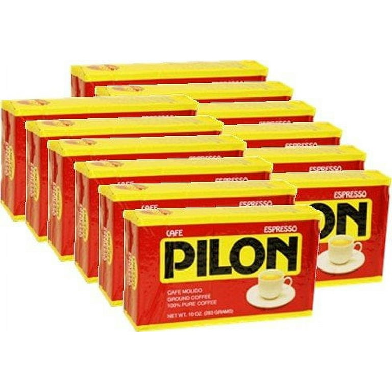 Cafe Pilon Ground Espresso Coffee 2-10oz packs plus 100 8-12 cup Coffee  Filters