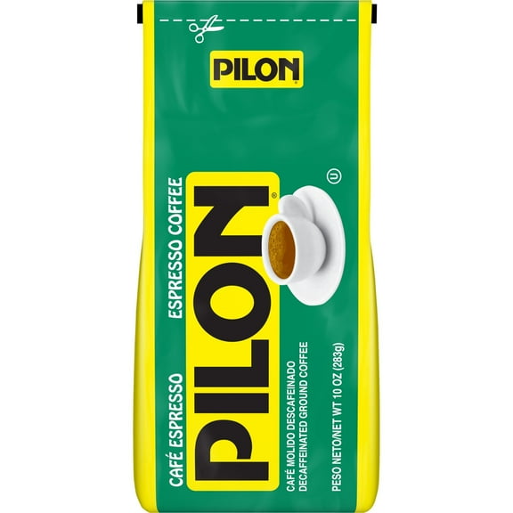 Cafe Pilon Decaffeinated Espresso Ground Coffee, 10-oz.