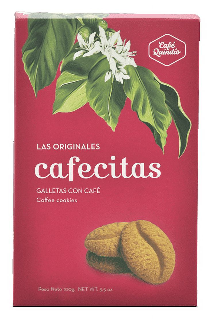 Cafe Quindio Coffee Cookies Cafecitas 200g / 7 oz, Unique Biscuit in