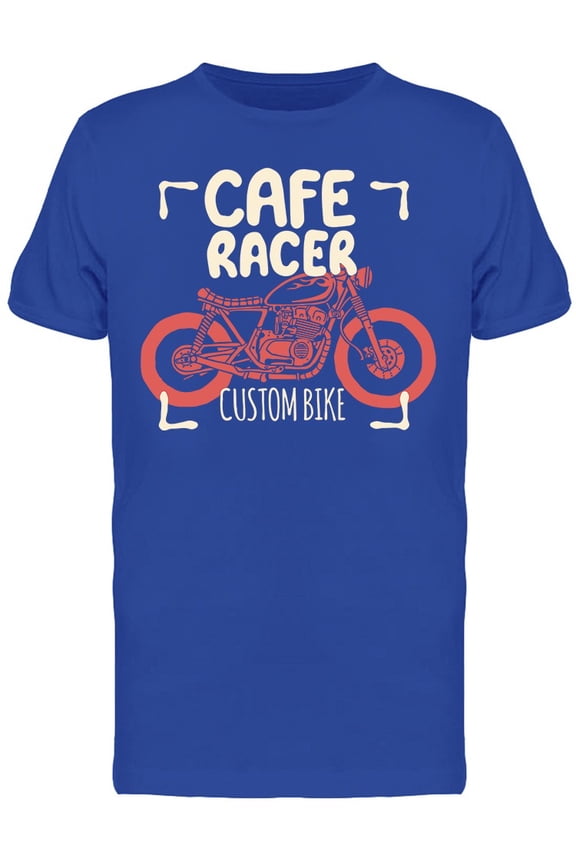 Cafe Racer Custom Bike T-Shirt Men -Image by Shutterstock, Male 3X-Large