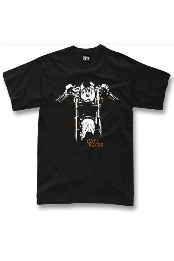 Cafe Racer T-Shirt Biker Mens Motorcycle Motorbike Indian Bike