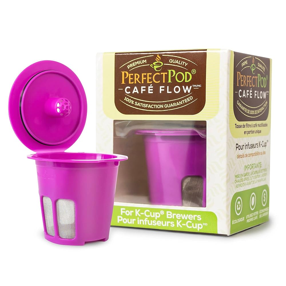 Cafe Reusable Coffee Filter Refillable K Cup Capsule Compatible With