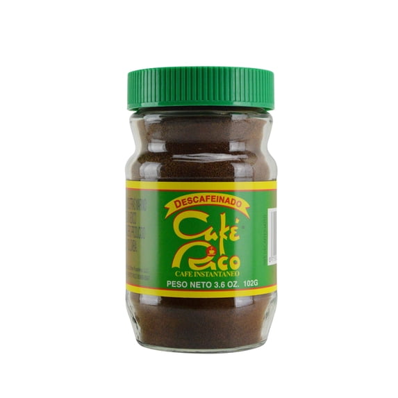 Cafe Rico Descafeinado Instantaneo Medium-Dark Roast, 3.6 oz Jar