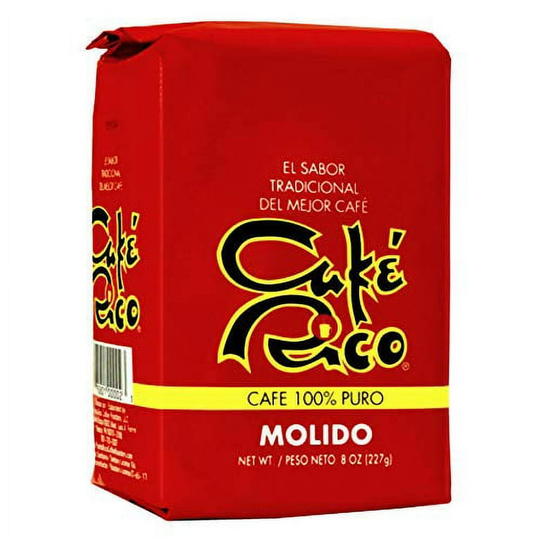 Cafe Rico Puerto Rican Regular Ground Coffee, 8 Ounce Bag