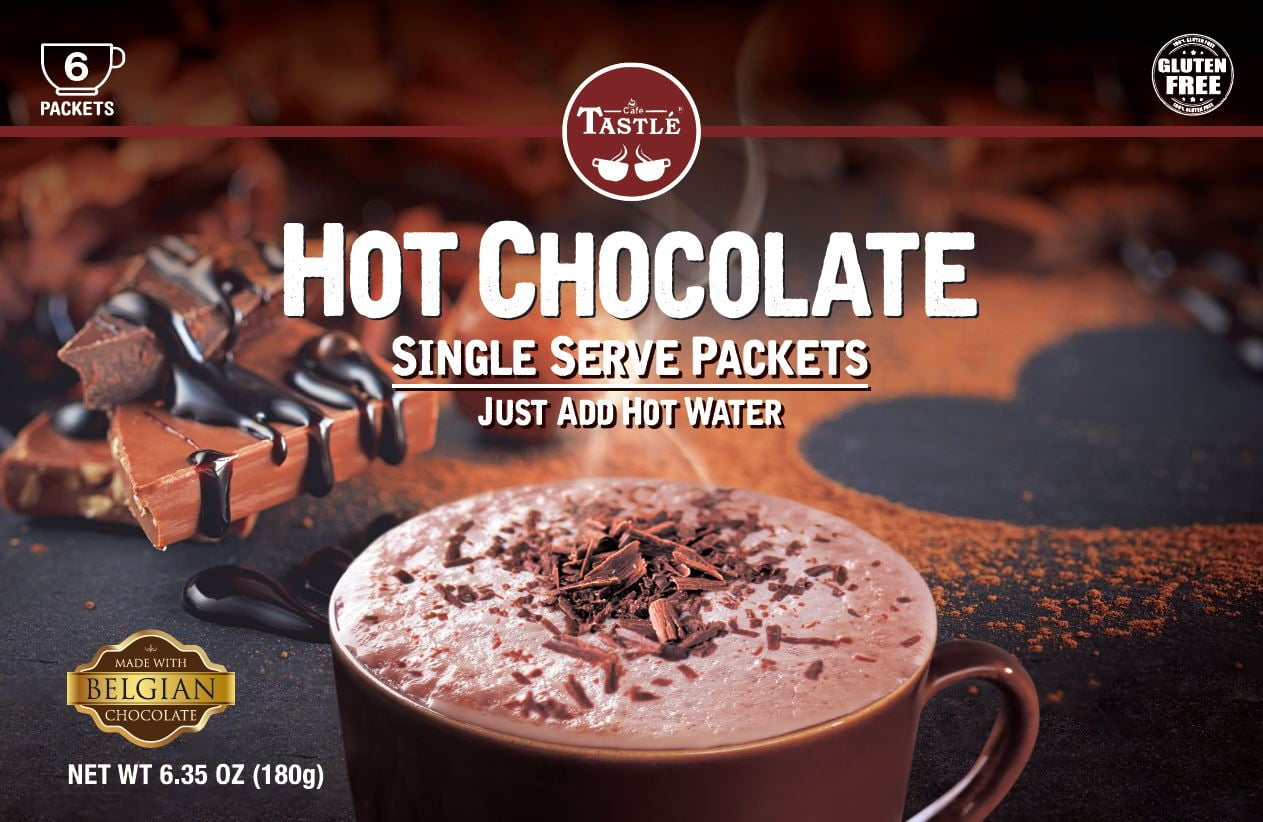 Cafe Tastle Single Serve Packets, Rich Hot Chocolate Mix (72 Count)