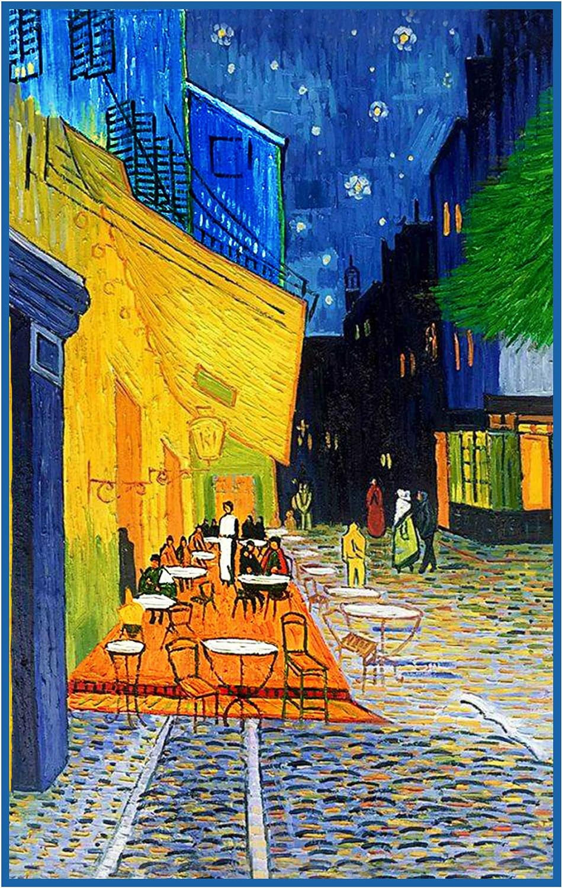 Orenco Originals Starry Night Over The Rhone Cross Stitch Pattern - Counted Chart Inspired By Van Gogh