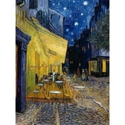 Cafe Terrace at Night Poster Print by Vincent Van Gogh