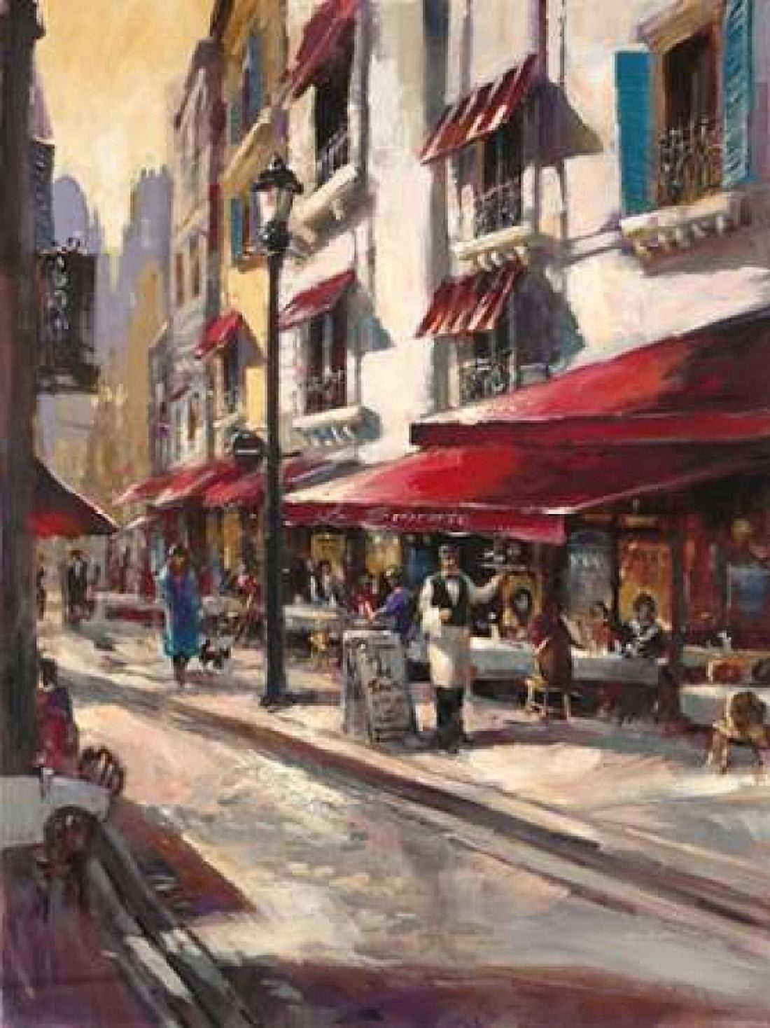 Cafe Toulouse Canvas Art - Brent Heighton (18 x 24)