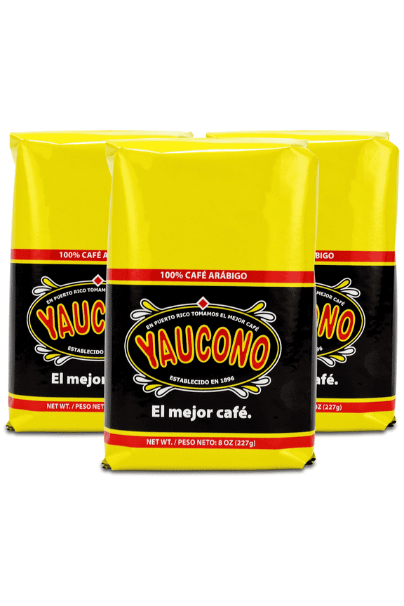 Coffee Arabica Medium Roast Ground, 8 Ounce (Pack of 3)