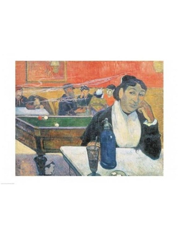 Cafe at Arles 1888 Poster Print by Paul Gauguin - 36 x 24 in. - Large
