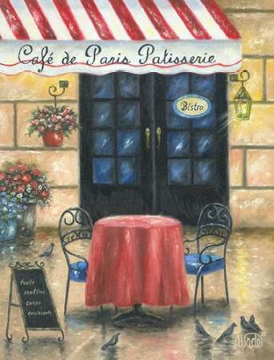 Cafe de Paris Patisserie Canvas Art - Vickie Wade (22 x 28)