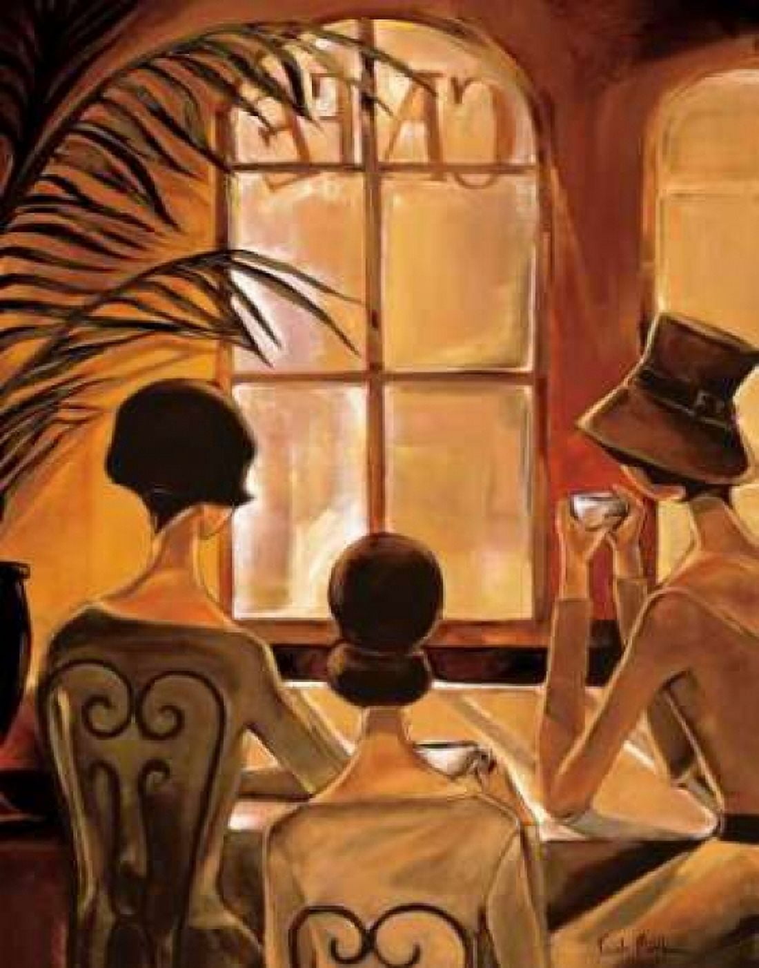 Cafe du Coin Canvas Art - Trish Biddle (22 x 28)