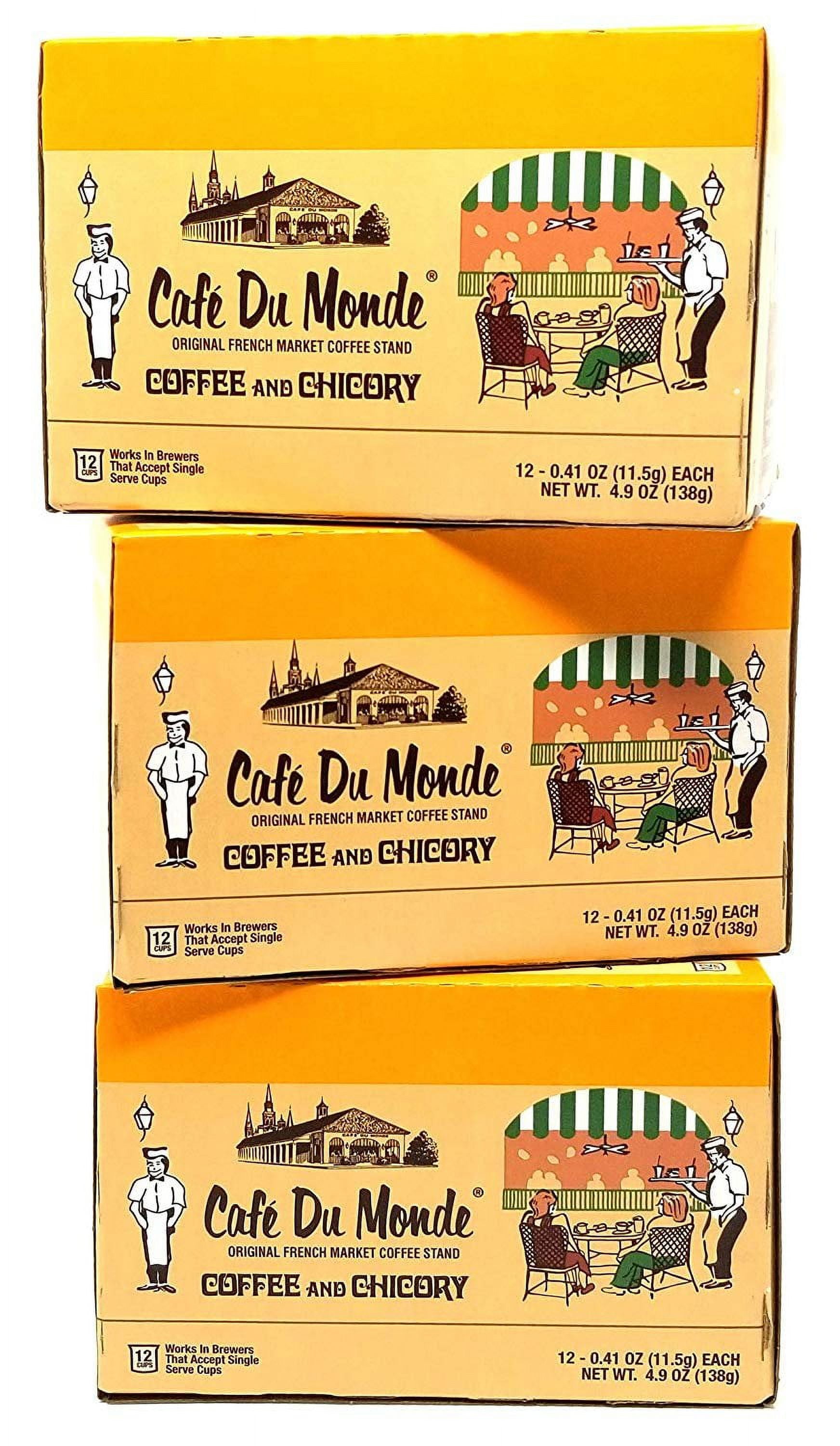 Cafe du Monde Coffee and Chicory 36 Single Serve K Cups Pods