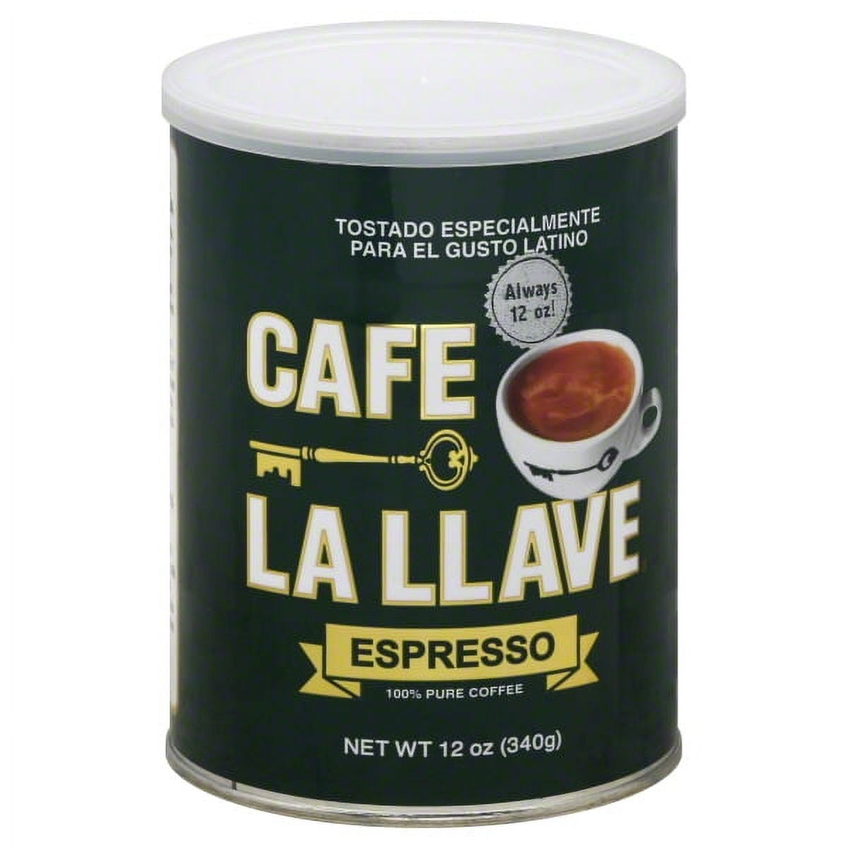 Cafe la LLave Espresso Ground Coffee, 12 oz