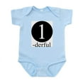 thumbnail image 1 of CafePress - 01_1 Derful Body Suit - Baby Light Bodysuit, Size Newborn - 24 Months, 1 of 4