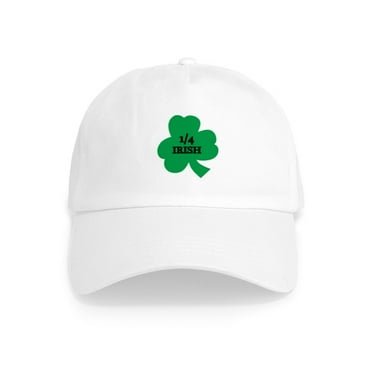 CafePress - 1/4 Irish Cap - Adjustable 100% Brushed Unisex Cotton Baseball Cap, Beige, 1