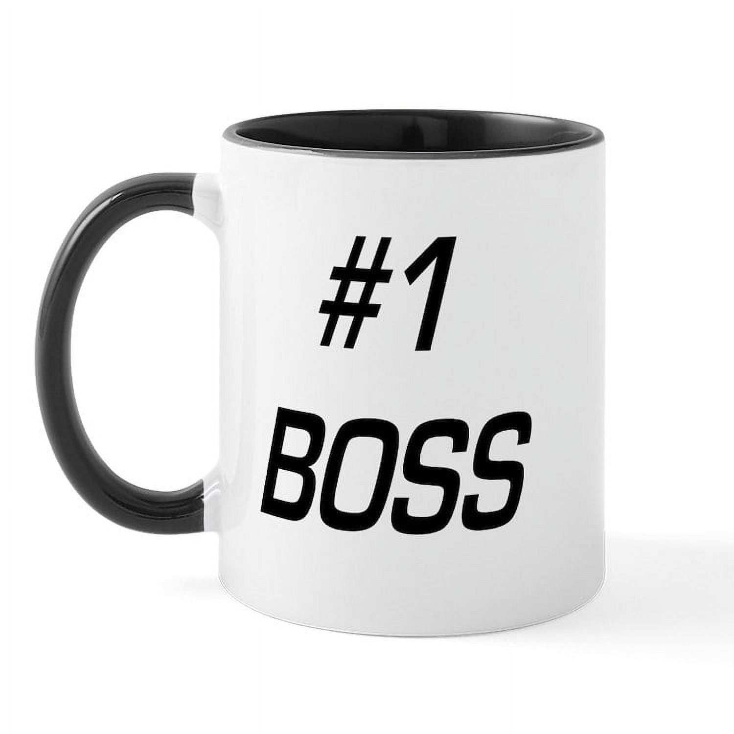 CafePress #1 Boss Mug 11 oz Ceramic Mug Novelty Coffee Tea