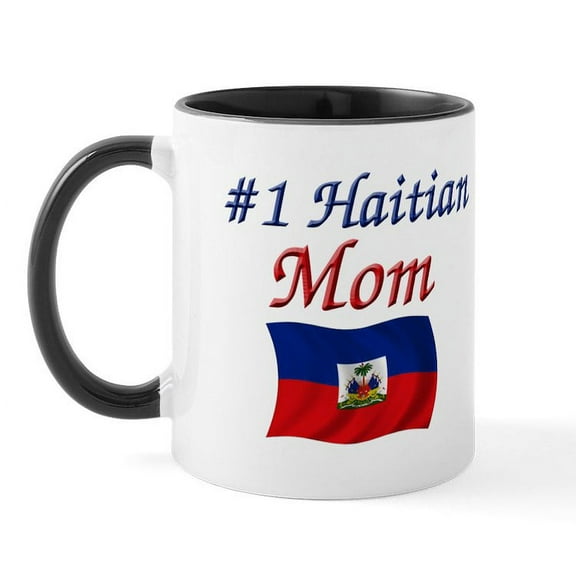 CafePress - #1 Haitian Mom Mug - 11 oz Ceramic Mug - Novelty Coffee Tea Cup