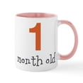 thumbnail image 1 of CafePress - 1 Month Old Mug - 11 oz Ceramic Mug - Novelty Coffee Tea Cup, 1 of 4