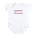 thumbnail image 1 of CafePress - 100% Brooklyn Infant Bodysuit - Baby Light Bodysuit, Size Newborn - 24 Months, 1 of 4