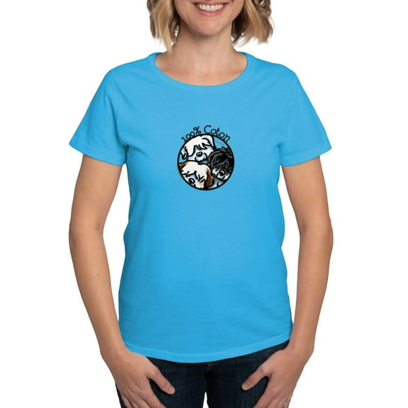 CafePress - 100% Coton T Shirt - Women's Traditional Fit Dark T-Shirt