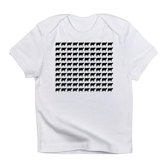 CafePress - 100 Cows Black Infant T Shirt - Infant T-Shirt