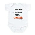 thumbnail image 1 of CafePress - 100% Ginger Baby Infant Bodysuit - Baby Light Bodysuit, Size Newborn - 24 Months, 1 of 4