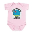 thumbnail image 1 of CafePress - 100% Made In Aruba Infant Creeper - Baby Light Bodysuit, Size Newborn - 24 Months, 1 of 4