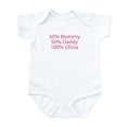 thumbnail image 1 of CafePress - 100% Olivia Infant Bodysuit - Baby Light Bodysuit, Size Newborn - 24 Months, 1 of 4