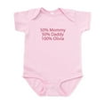 thumbnail image 1 of CafePress - 100% Olivia Infant Bodysuit - Baby Light Bodysuit, Size Newborn - 24 Months, 1 of 4