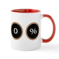 thumbnail image 1 of CafePress - 100 Percent Typewriter Keys - 11 oz Ceramic Mug - Novelty Coffee Tea Cup, 1 of 4